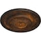 Ekena Millwork Floral Ceiling Medallion, Hand-Painted Rust, 23 1/2"OD x 2 3/4"P CM23FLRUS - alternate 3